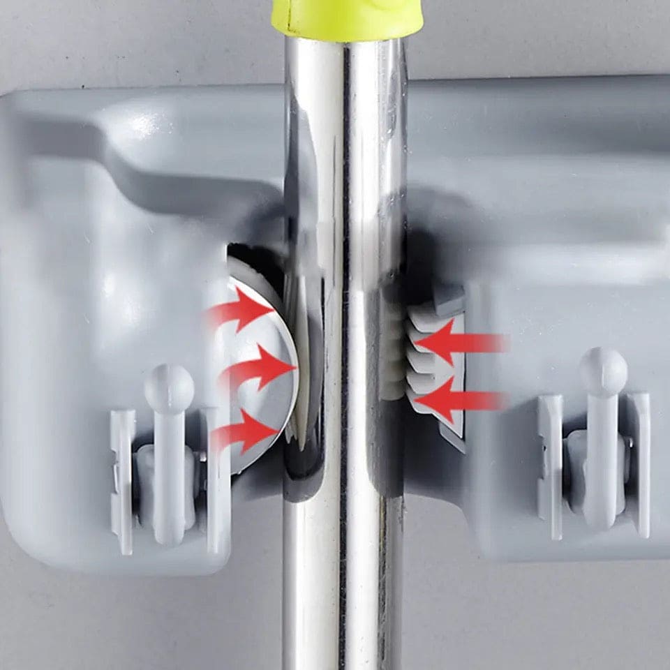 Magic Mop Holder, Multifunctional Broom Holder, ABS Mop Holder, Kitchen Bathroom Organizer Rack, Brush Broom Organizer Hanger, Household Mop Brush Hanger, 4 Position Broom And Mop Holder Magic Mop Holder, Multifunctional Broom Holder, ABS Mop Holder, Kitchen Bathroom Organizer Rack, Brush Broom Organizer Hanger, Household Mop Brush Hanger, 4 Position Broom And Mop Holder